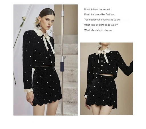 Title 2, Womens Autumn Age-reducing Velvet Suit