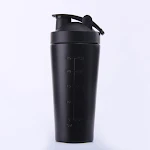 Fabrika Toptan Paslanmaz Çelik Protein Tozu Shaker Kupası Çok Fonksiyonlu Fitness Spor Su Kupası Moda Hediye Kupası. — Fotoğraf 2