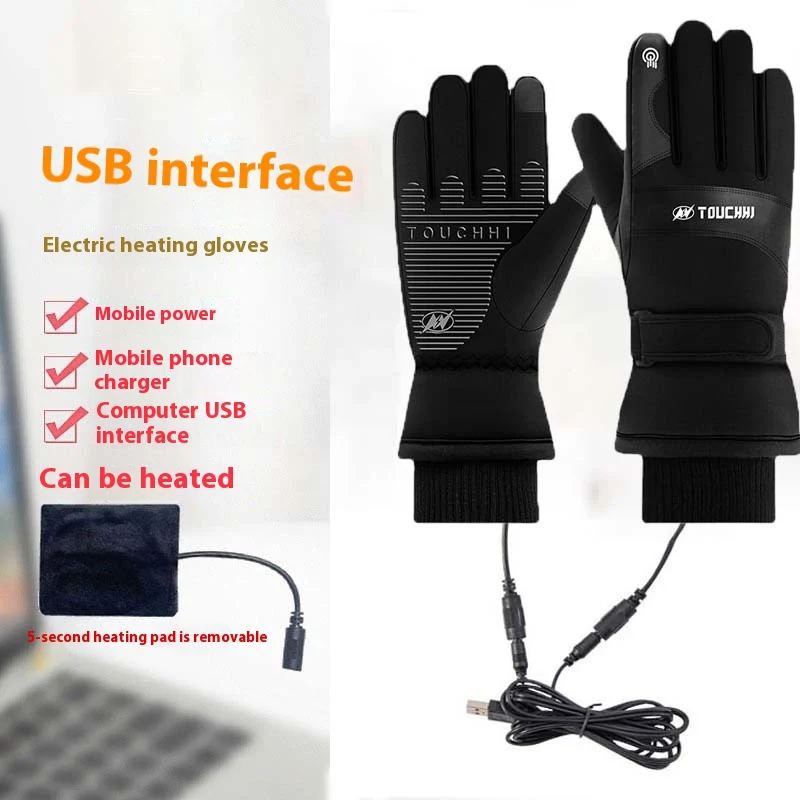 Outdoor Cycling Fleece Lined Warm Gloves Keep your hands cozy and warm while cycling in cold weather. Enjoy comfortable — photo 6