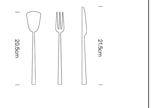 Title 1, Stainless Steel Western Steak Knife Fork Desser...