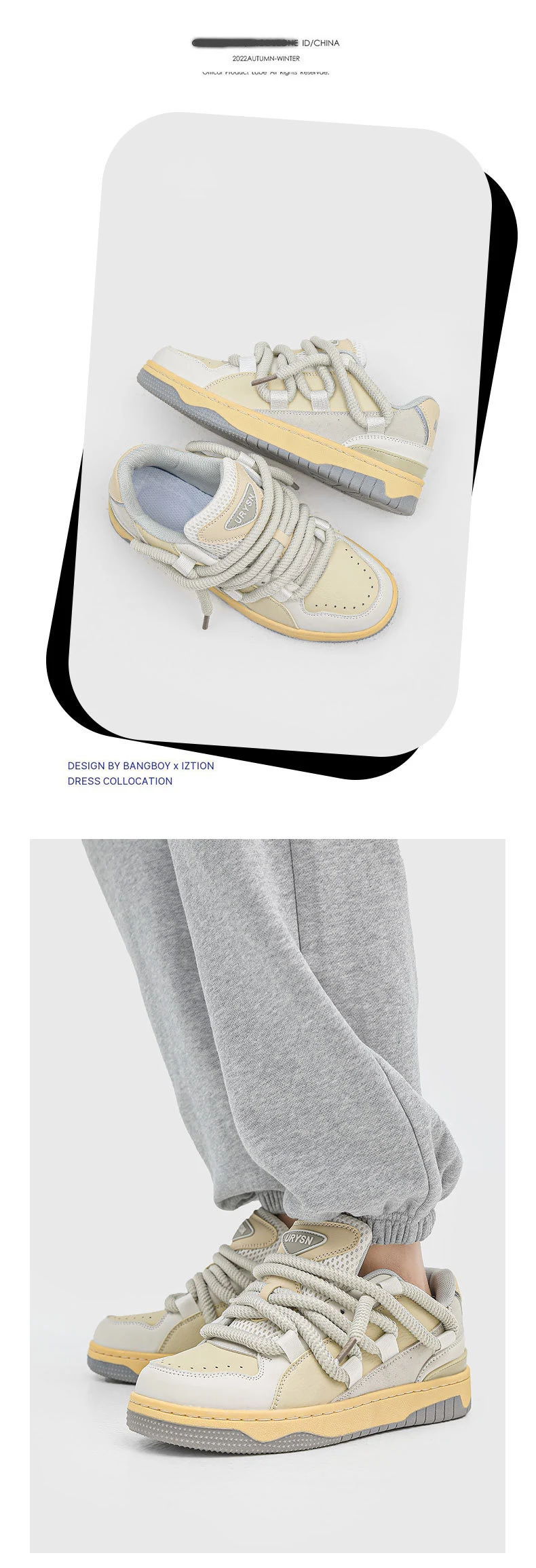 Title 3, Mens Niche Platform Shoes Low-top Casual Fashi...