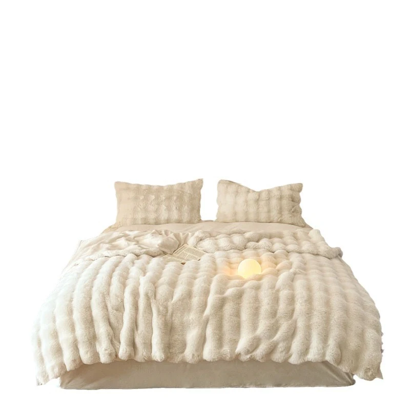 Bubble Velvet Sofa Office Nap Blanket Cozy Comfort for Work or Home Versatile Design for Relaxation and Warmth Perfect f — photo 3