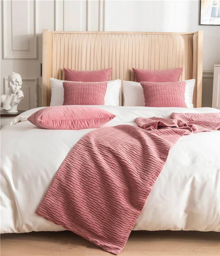 Toalha de Cama Doméstica de Algodão e Linho Transforme sua cama com conforto e elegância, macia e respirável, ideal para um sono tranquilo — foto 2
