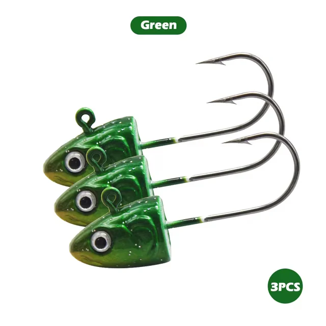 Fisch-Typ Angelhaken für Outdoor-Angeln Wurmhaken Jig-Haken Köderhaken Weichköder Angelköder Hauptfarbe für erfolgreiches Angeln — foto 5