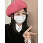 Bubble Beret Raspberry