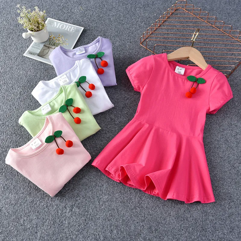 Title 1, Vestido princesa de algodão para meninas, macio...