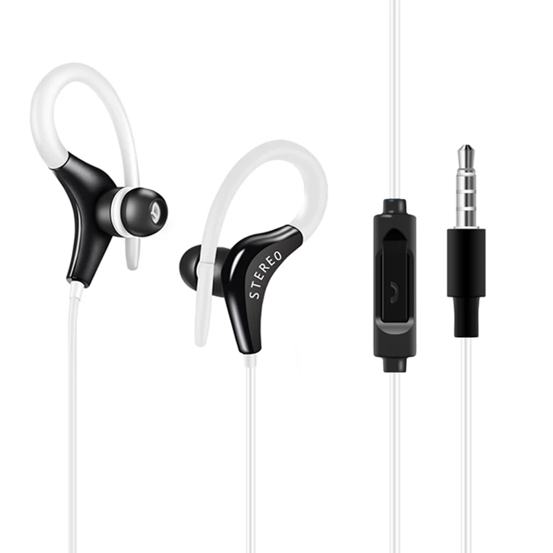 Sport-Ohrhörer mit Super-Bass-Sound Bequemer Sitz mit Ohrbügeln für aktiven Sport und intensives Training. Genieße deine Musik! — foto 8