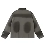 Jaqueta masculina de duas peças com estampa tie-dye de tinta. Design moderno e estiloso para um visual autêntico e cheio de personalidade. — foto 7
