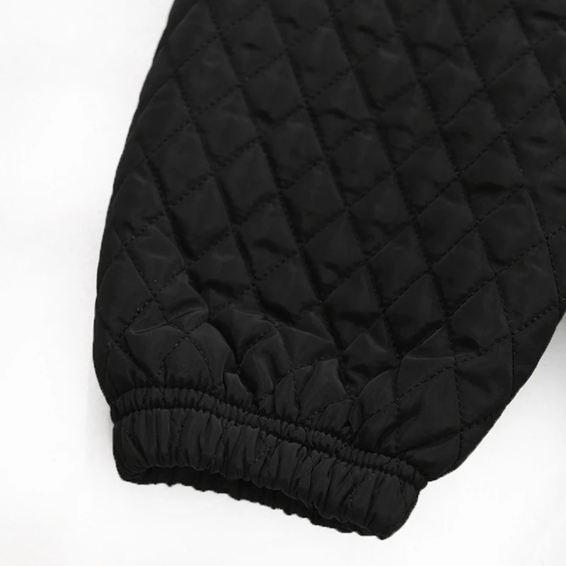 Dark Style Mori Artistic Plaid Compressed Cotton Back Slit Mid-length Thickened Cotton-padded Coat. Warm, stylish winter — photo 12