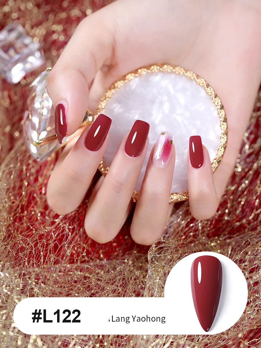 Vernis à ongles rouge romantique Cut Male Color Series pour homme, couleur intense, longue tenue et look audacieux. — photo 6