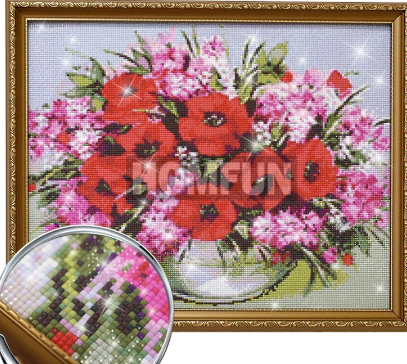 Kit Pittura Diamante 5D Rosa con Farfalla Arte DIY Rilassante Decora la Tua Casa con un Quadro Floreale Brillante e Colorato — foto 12