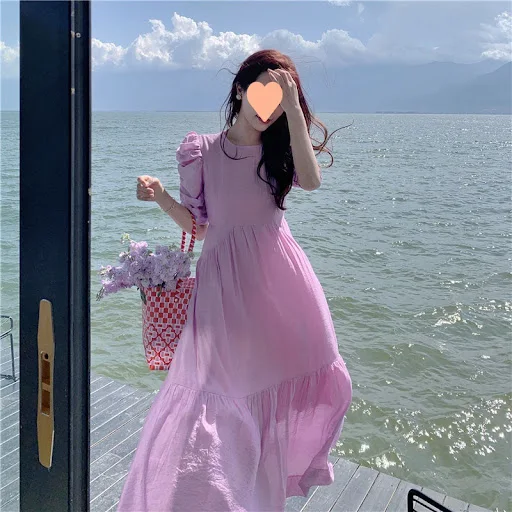 Title 13, Womens Beach Seaside Vacation Long Dress