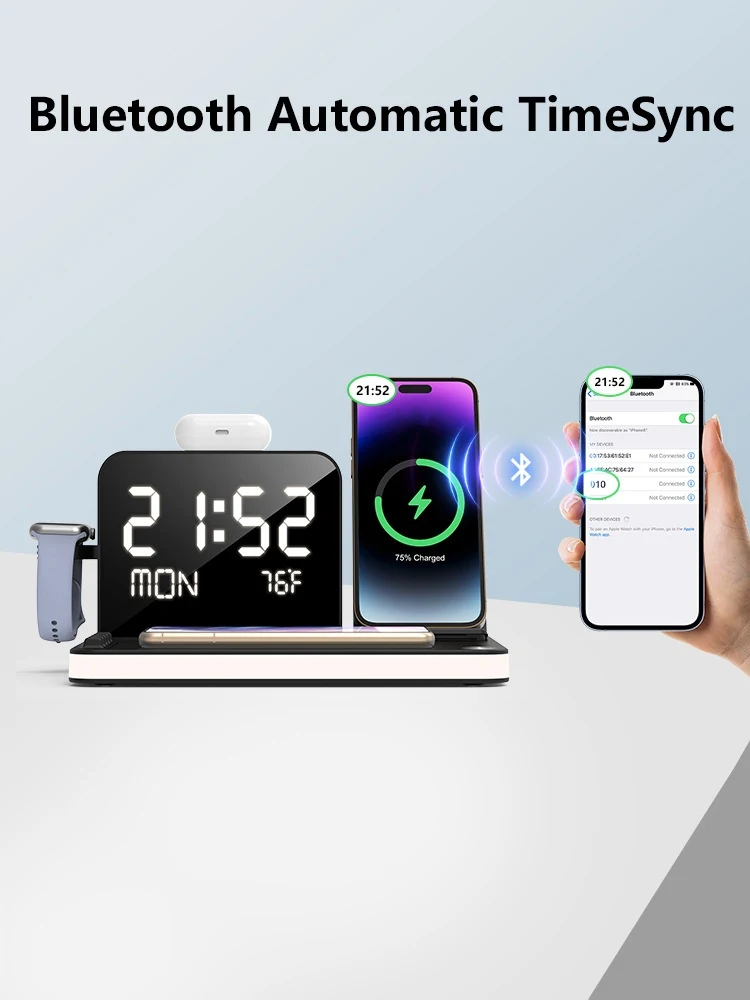 Title 1, 7 in 1 Charging Set featuring a Touch Night Lig...