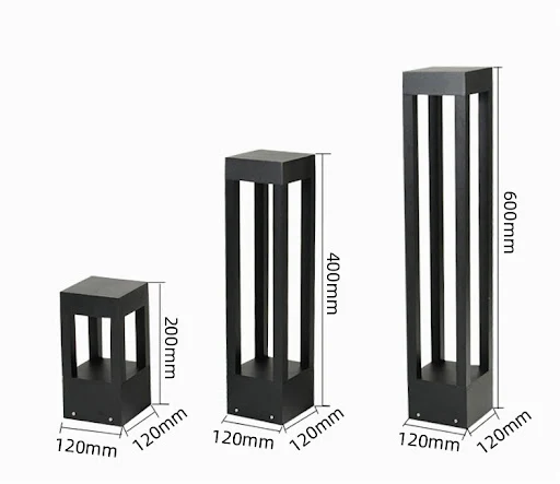 Title 11, Square Outdoor Waterproof LED Lawn Lamp for Cou...