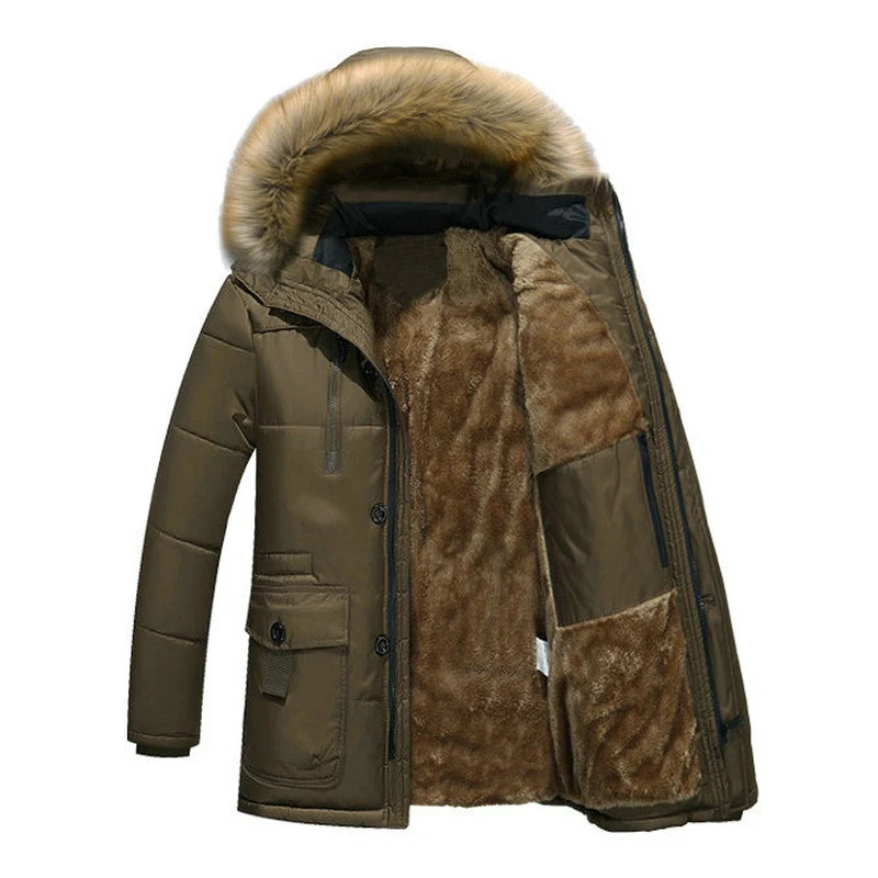 Title 4, Loose plus size cotton-padded jacket for ultima...