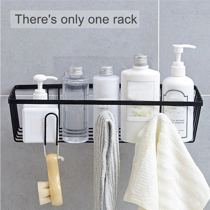 Title 5, Bathroom wall rack for stylish storage and orga...