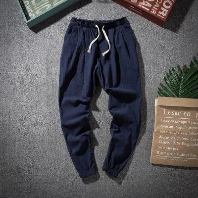 Title 9, Mens Spring and Summer Chinese Style Linen Pan...