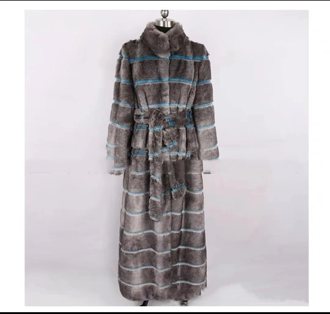 Title 3, Cappotto da donna lunghezza media con cintura i...