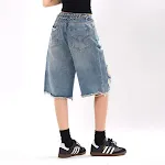 Pantalones Cortos Rectos Sueltos para Hombre Lavado – Comodidad Casual y Estilo Moderno, Perfectos para Uso Diario y Versátil. — foto 8