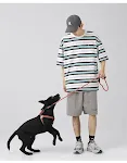 Camiseta Masculina Retrô com Listras em Cores Contrastantes, Manga Curta, Soltinha e Versátil, Perfeita para um Visual Casual e Moderno. — foto 7