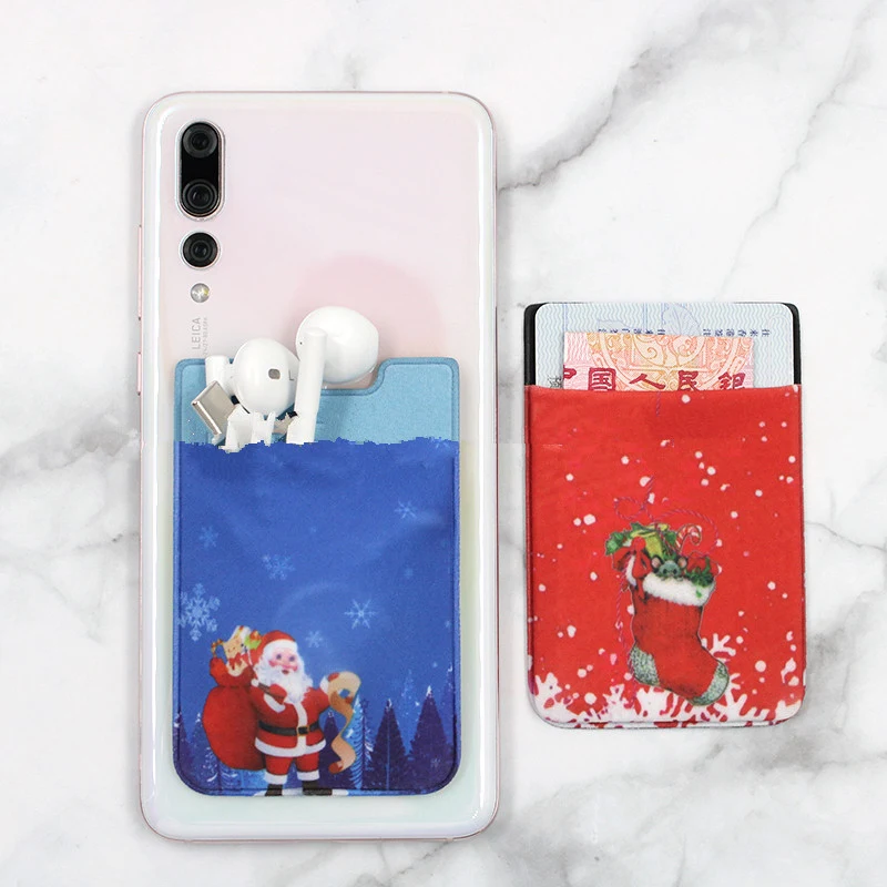 Title 4, Mobile phone sticker sleeve for cards and cash....