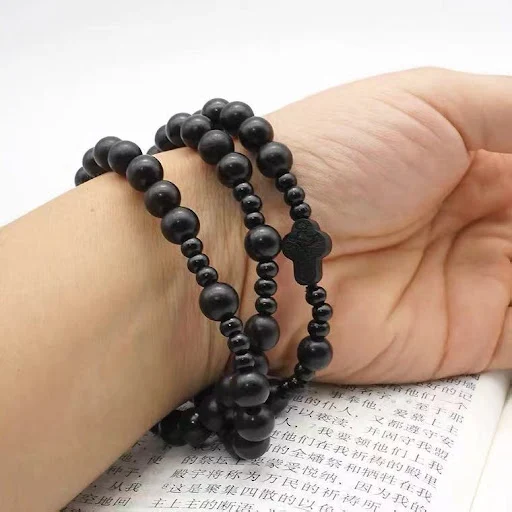 Title 1, Bracciale avvolgente Blackwood Ebony elastico a...