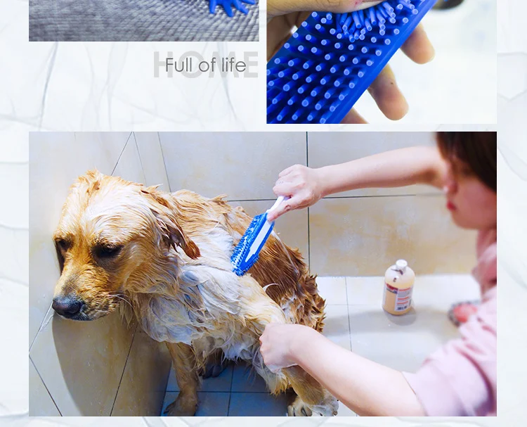 Title 11, Cat Dog Bathing Brush Massage Brush Scrubbing B...