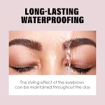 Waterproof & Sweat-proof, Easy to Use, Smudge-proof 3D Natural Eyebrow Cream for Wild, Defined Brows That Last All Day. — photo 9