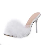 High Heels Pointed Toe Stiletto Comfortable Sandals And Slippers Experience style and comfort with these elegant high-he — photo 5