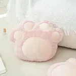 Pink Cat's Paw Pillow