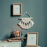 Hand-woven tapestry wall decoration Enhance your home with art and warmth Adds unique texture and elegance to any room. — photo 3