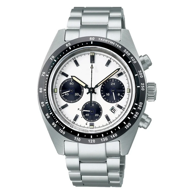 Relógio masculino multifuncional com pulseira de aço e seis pinos, design moderno e resistente, perfeito para uso diário e profissional. — foto 4