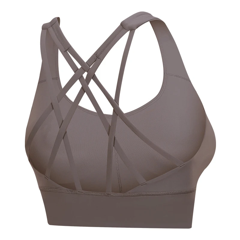 Title 5, Womens Solid Color Training Fitness Bra Shockp...