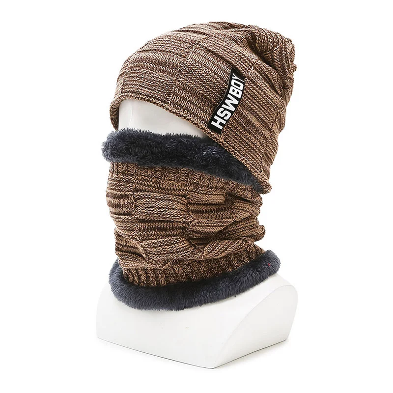 Men's Winter Hat Fleece Lined Padded Warm Keeping Woolen Knitted Hat. Perfect for Cold Weather. Stay Warm and Comfortabl — photo 1