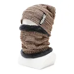 Men's Winter Hat Fleece Lined Padded Warm Keeping Woolen Knitted Hat. Perfect for Cold Weather. Stay Warm and Comfortabl — photo 1