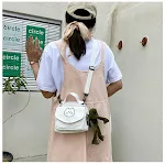 Bolsa pequena de ombro Mori Series Korea Xiaoqing, estilo mensageiro. Compacta e elegante, perfeita para carregar seus itens essenciais com charme. — foto 1