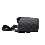 Bolsa Mensageiro Masculina Unissex com Xadrez, Zíper Macio e Alça Transversal para Peito, Perfeita para o Dia a Dia e Confortável. — foto 1