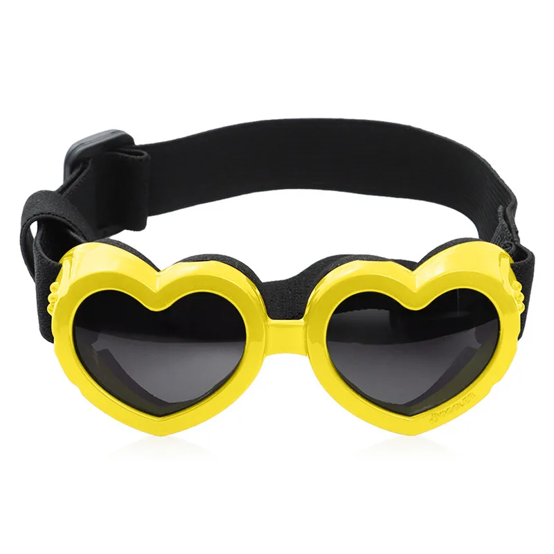 Title 24, 1 Pcs Heart-shaped Small Dog Sunglasses Waterpr...