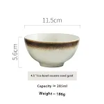 Rice Bowl Sesame Gold
