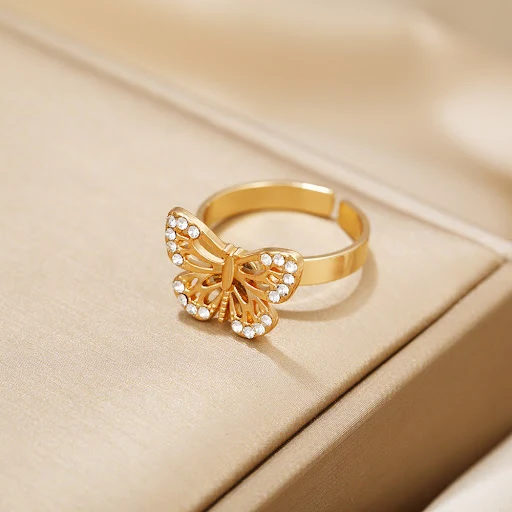 Title 3, Anillo Giratorio con Diamantes Brillantes para ...