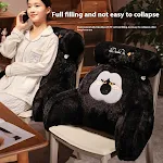 Cartoon White Face Monkey Lumbar Support Pillow Soft Bag offers comfortable back support, perfect for home or office sea — photo 4