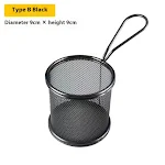 304 Stainless Steel Mini Chips Basket for Crispy Frying. Perfect for individual portions of fries, snacks, and delicious — photo 24