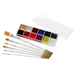 6 White Paint Brushes