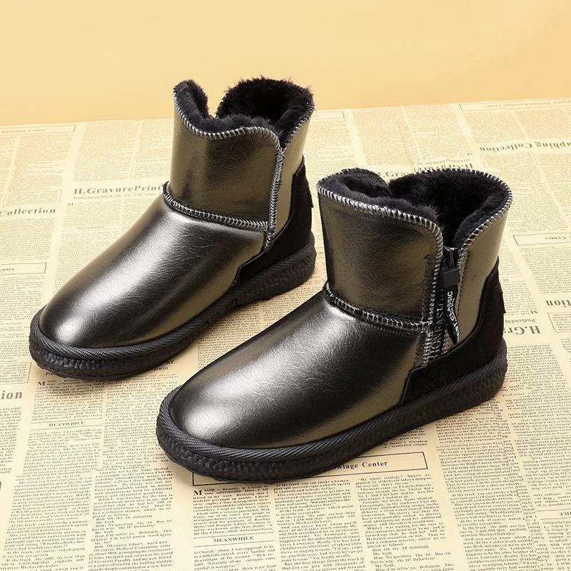 New Women's Velvet And Thickened Cotton Boots, perfect for winter warmth and comfort. Cozy, stylish footwear for cold we — photo 5
