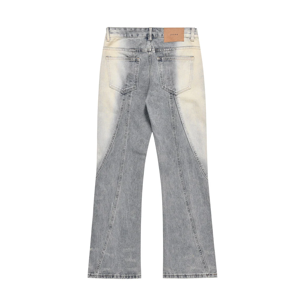 Washed And Worn Inkjet Loose Jeans Men. Experience ultimate comfort and style with these versatile loose fit jeans, perf — photo 8