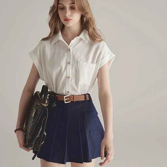Title 6, High Count Pure Cotton White Short Sleeves