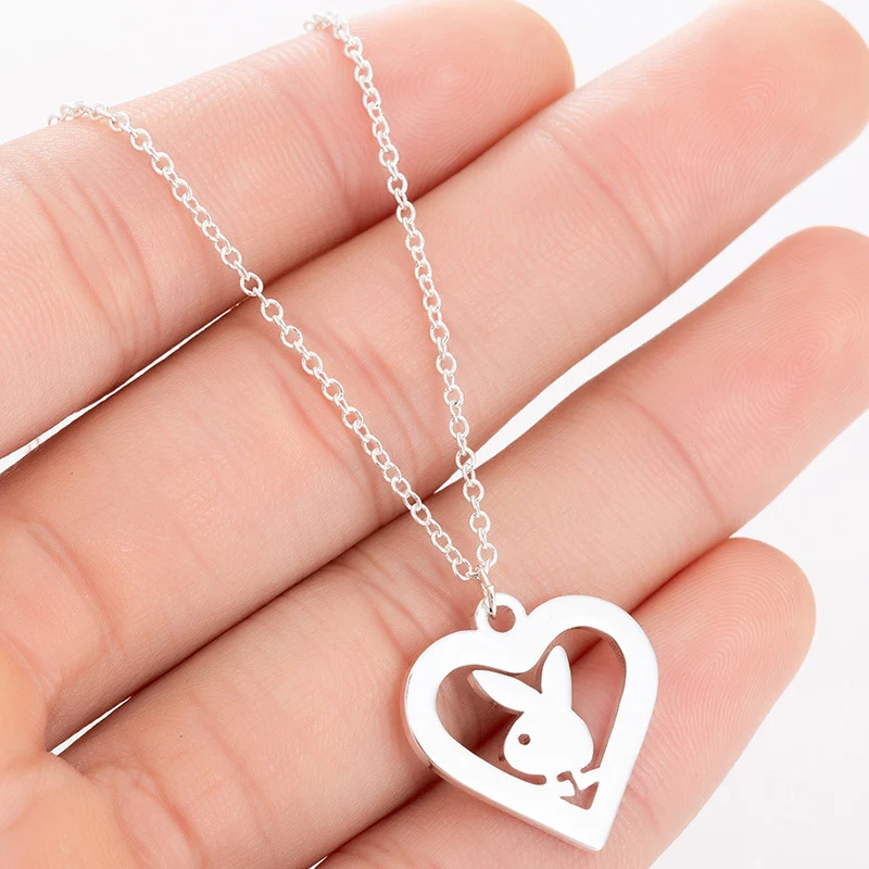 Colar de coelho charmoso para mulheres e meninas, um acessório elegante e adorável, perfeito para uso diário ou presente especial. — foto 2