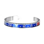 Steel + blue red
