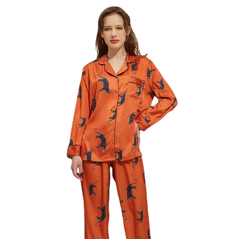 Title 5, Completo Homewear Casual con Stampa da Donna Ab...