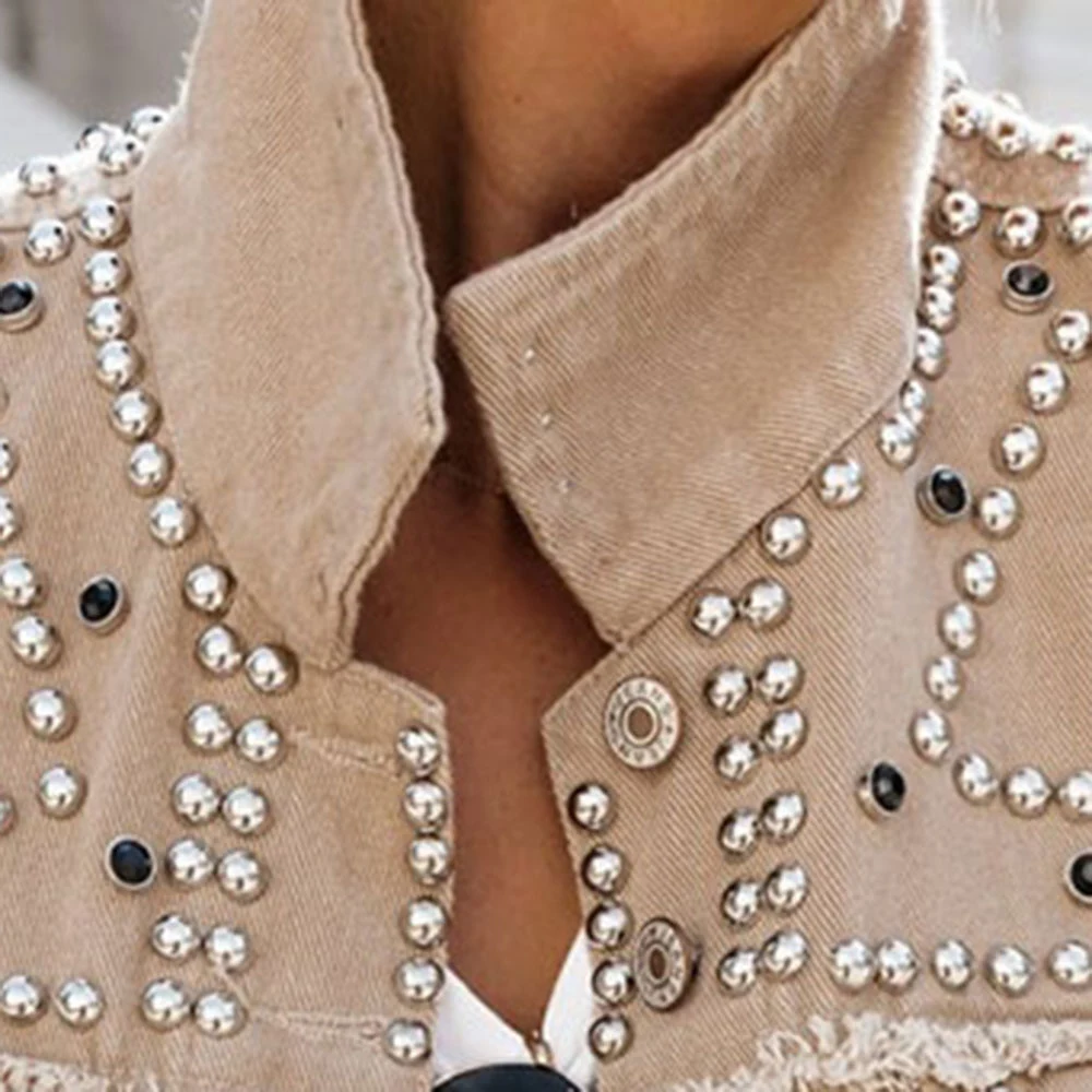 Title 9, Water denim stud jas